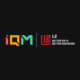 A black rectangular image featuring the IQM logo on the left in bold orange and teal lettering and the L2 logo on the right in red with the tagline 'Better Data, Better Decisions.' The design communicates precision and data-driven insights.