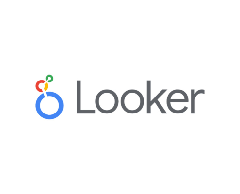 Looker Studio logo on white background.