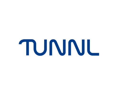 Tunnl logo on white background.