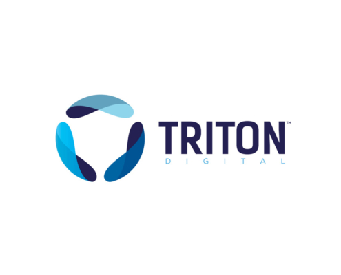 Triton Digital logo on white background.