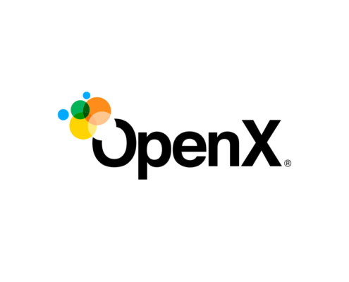 OpenX logo on white background.