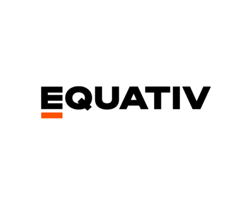 Equativ logo on white background.